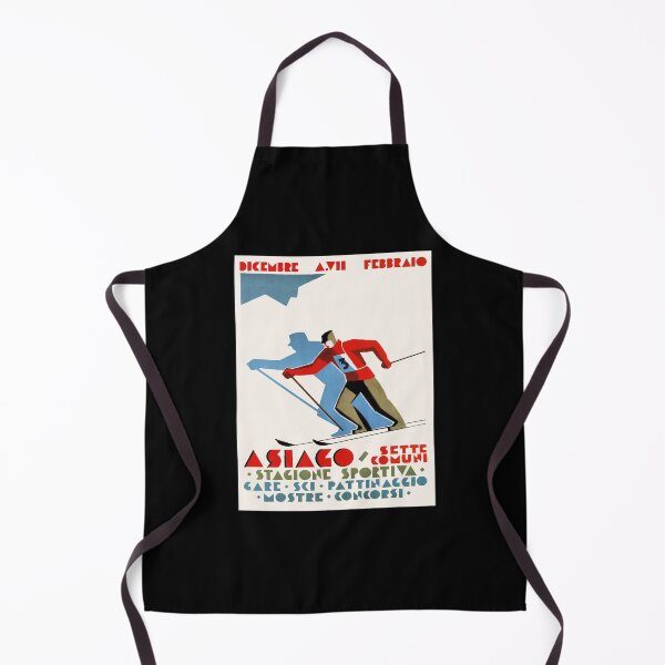 Item preview, Asiago Italy Vintage Ski Poster designed and sold by Mitzyjudie.