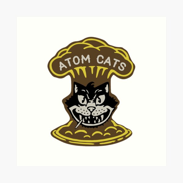 ATOM CATS Art Print