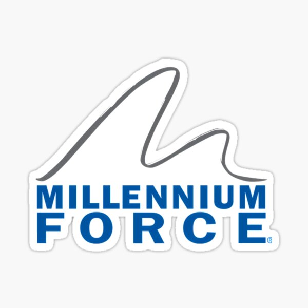 Artikel-Vorschau von Millennium Force-Logo, designt und verkauft von VeroniqueBodin.