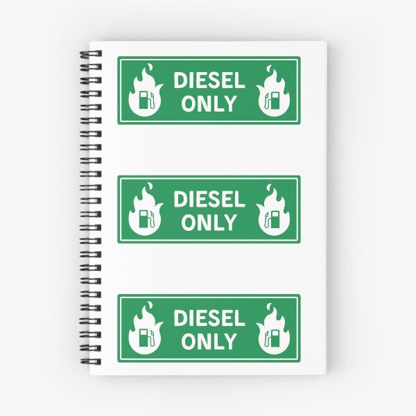 Item preview, Diesel Only, Green Information Sign for Drivers designed and sold by Kondi-Art.