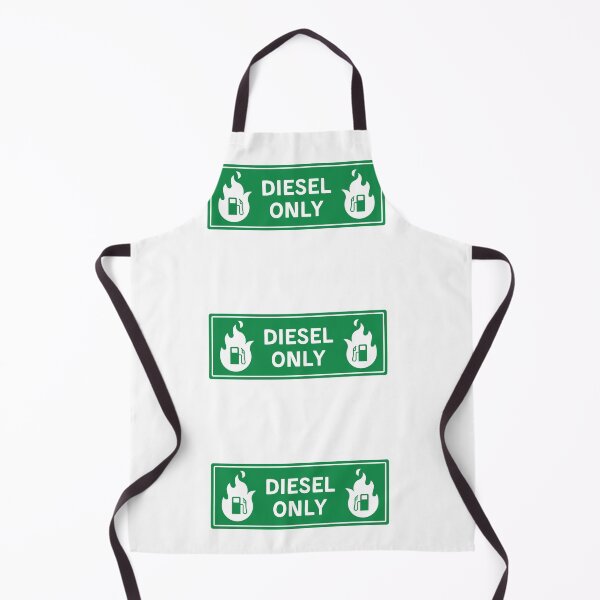 Item preview, Diesel Only, Green Information Sign for Drivers designed and sold by Kondi-Art.