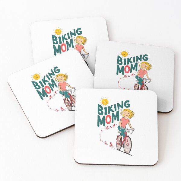 Item preview, Mamá en bicicleta roja - Día de la madre designed and sold by mergmart.