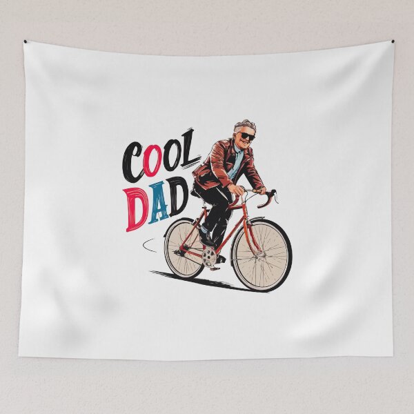 Item preview, Cool Vintage Dad On Bike - Fathers Day designed and sold by mergmart.