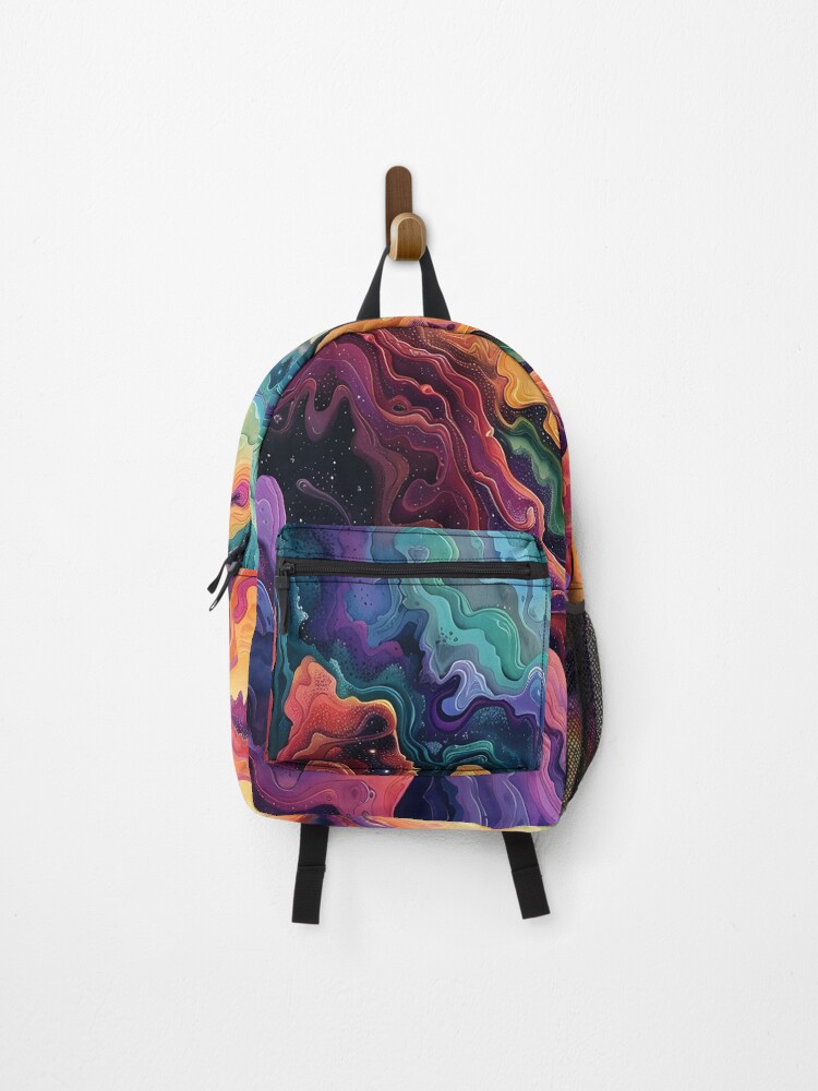 Thumbnail 1 of 3, Backpack, Abstract space designed and sold by SunMoonMilk.