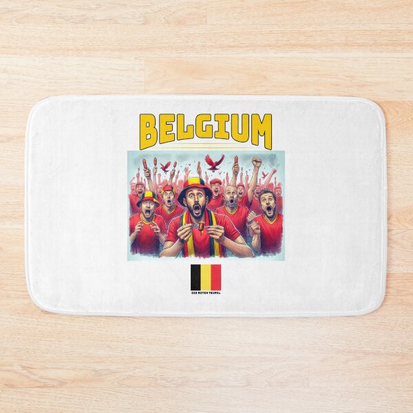 Item preview, Belgium Fans Euro24, sausage on a Fork.  designed and sold by Get-Forked.