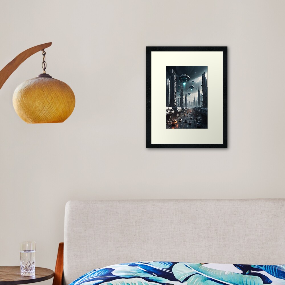 Item preview, Framed Art Print designed and sold by eXtraHumans.