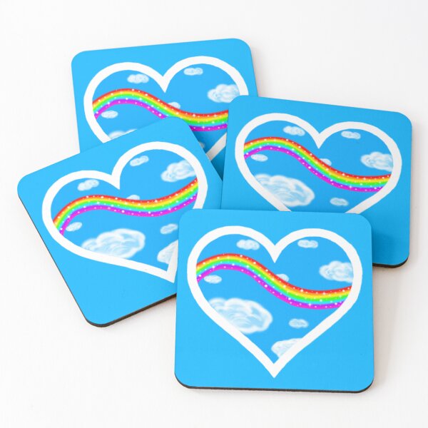 Item preview, Cloudy Rainbow Heart designed and sold by Pandaerable.