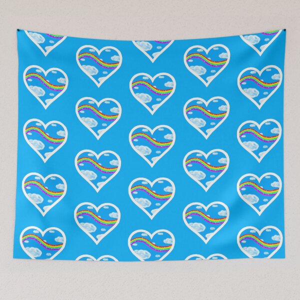 Item preview, Cloudy Rainbow Heart designed and sold by Pandaerable.
