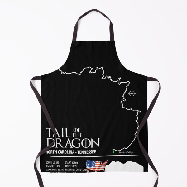 Item preview, Tail of the Dragon Road US 129 Motorcycle Sports Car Trail Map designed and sold by Parveenha.