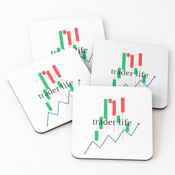 Item preview, Trader Life With Candle Sticks Chart designed and sold by SrSCreative.
