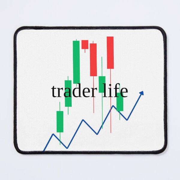Item preview, Trader Life With Candle Sticks Chart designed and sold by SrSCreative.
