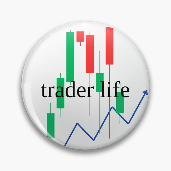 Item preview, Trader Life With Candle Sticks Chart designed and sold by SrSCreative.