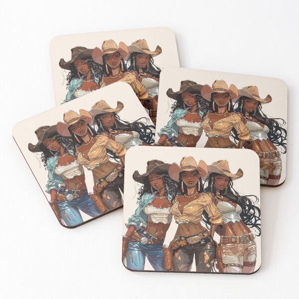 Item preview, Trio of Black Cow girls Elegance designed and sold by EmpressKorea.