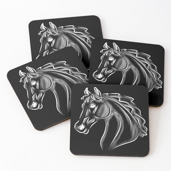 Item preview, Horse sketch - white designed and sold by Antiope33.