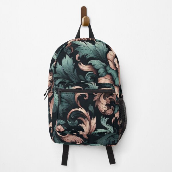 Item preview, Teal, Pink & Black Baroque designed and sold by DesignsByPrnces.