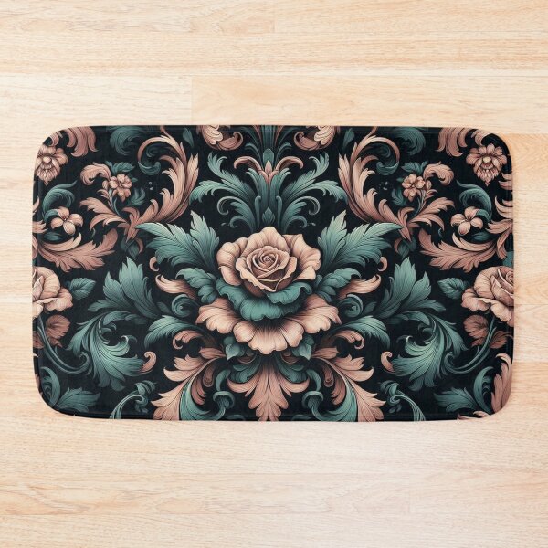 Item preview, Teal, Pink & Black Baroque designed and sold by DesignsByPrnces.