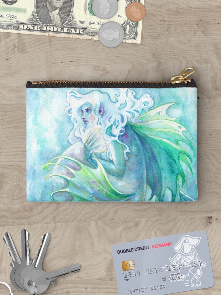Thumbnail 3 of 4, Zipper Pouch, Pearl of Great Price designed and sold by janetchui.