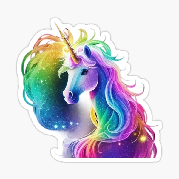 Playhouse Regenbogen-Einhorn Mini-Aufkleber - 1 Packung Mit Bunten Aufklebern Für Kinder, Kreatives Spiel & Basteln