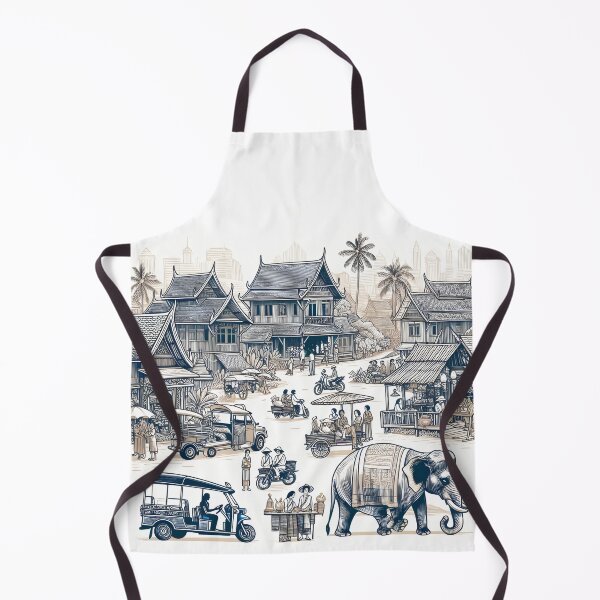 Item preview, Thai line drawings (16) designed and sold by fatimah-SL.