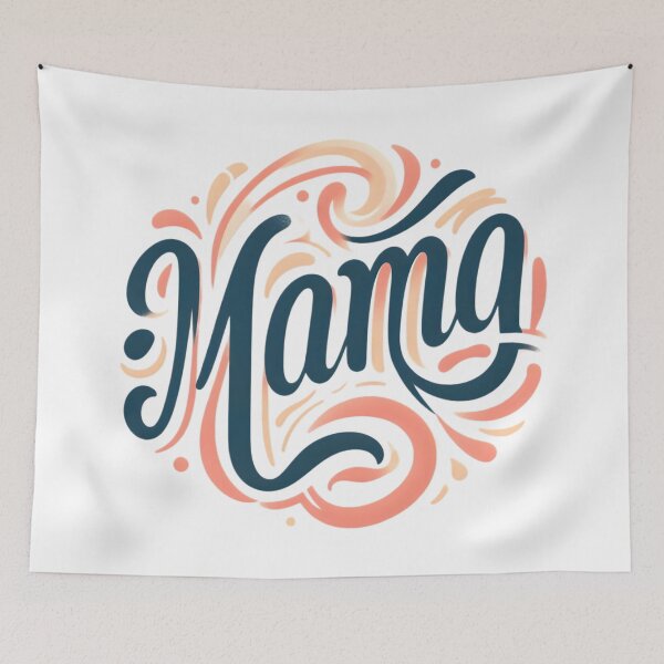 Item preview, Handwritten Mama Tee designed and sold by AI-Only Creations.