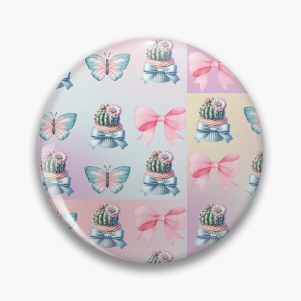 Item preview, Cactus Cupcake and bows  designed and sold by CuteseeWootsee.