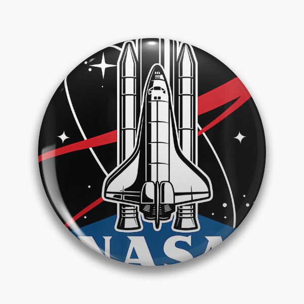 Artikelvorschau, NASA-Spaceshuttle hebt mit Logo ab entworfen und verkauft von DonnellCollie.