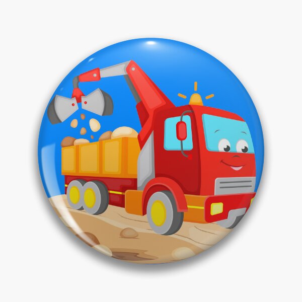 Item preview, Excavator Truck with Shovel on Construction Site designed and sold by samshirts.