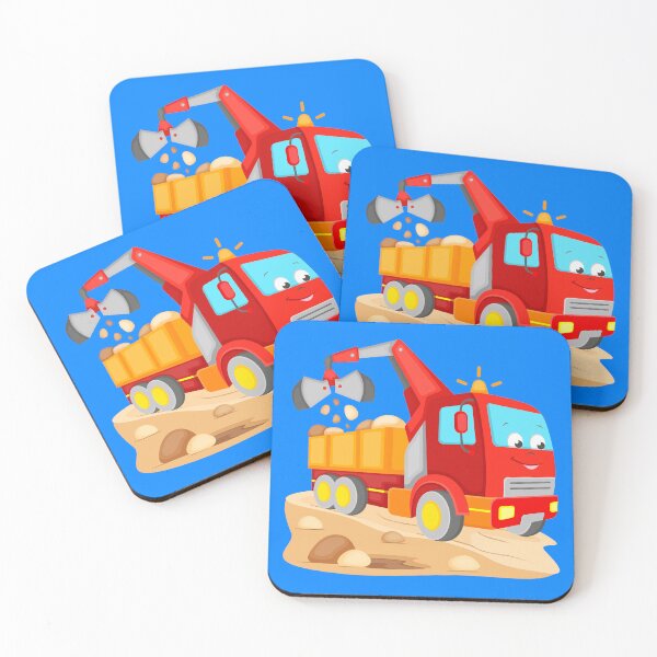 Item preview, Excavator Truck with Shovel on Construction Site designed and sold by samshirts.