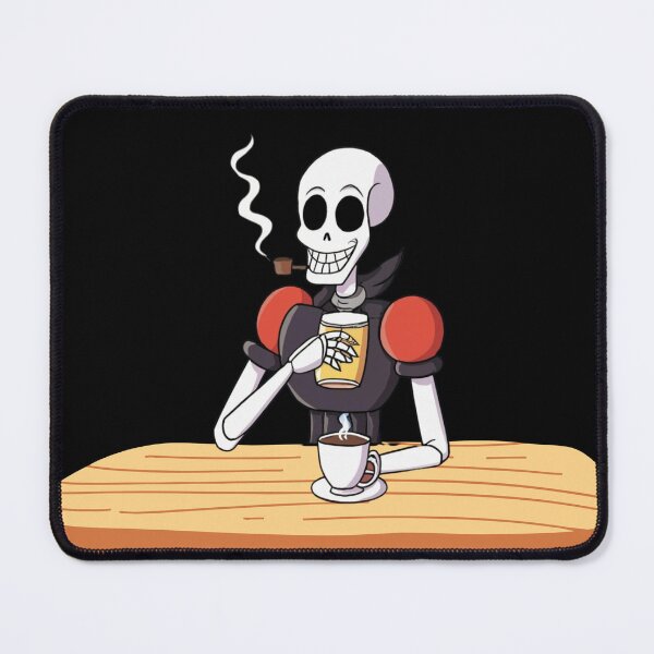 Item preview, Papyrus from Undertale drinking coffee designed and sold by Filip Art Factory.