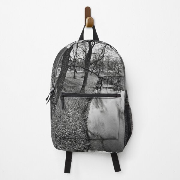 Item preview, By the canal. 2. Riga 2024 bw designed and sold by Jouko Lehto Photography.
