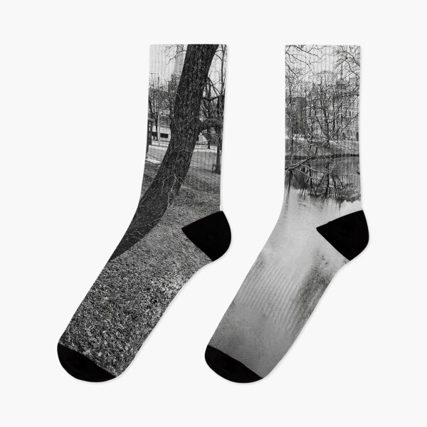 Item preview, By the canal. 2. Riga 2024 bw designed and sold by Jouko Lehto Photography.