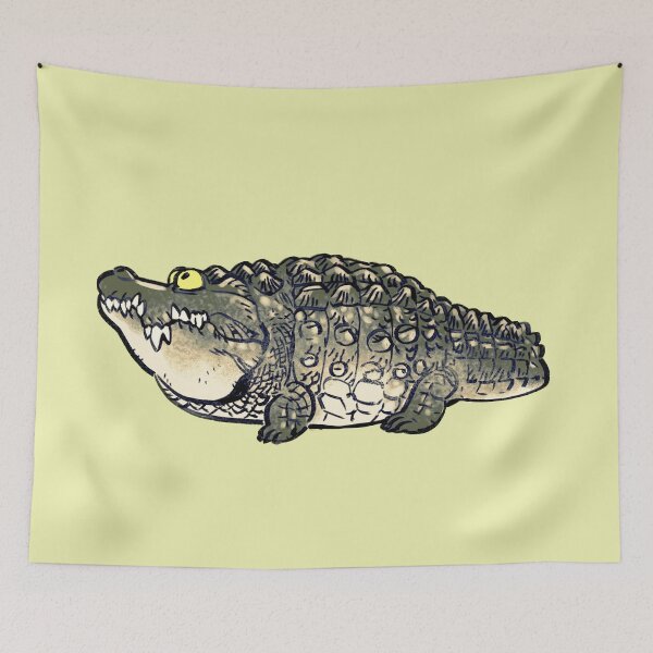 Item preview, Ransroom draws the cute chonk crocodile toy side ver. / funny animal memes designed and sold by RansRoom.