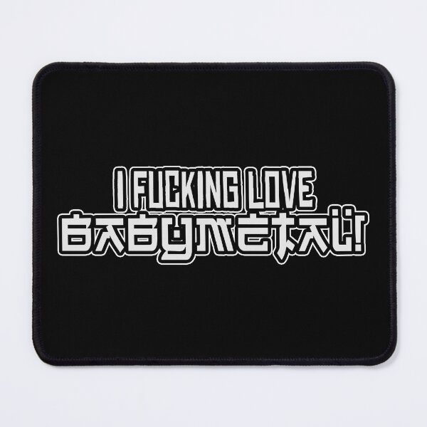 Aperçu de l'œuvre J'adore Babymetal ! Phrase artistique de fan créée et vendue par Burn-Ego.