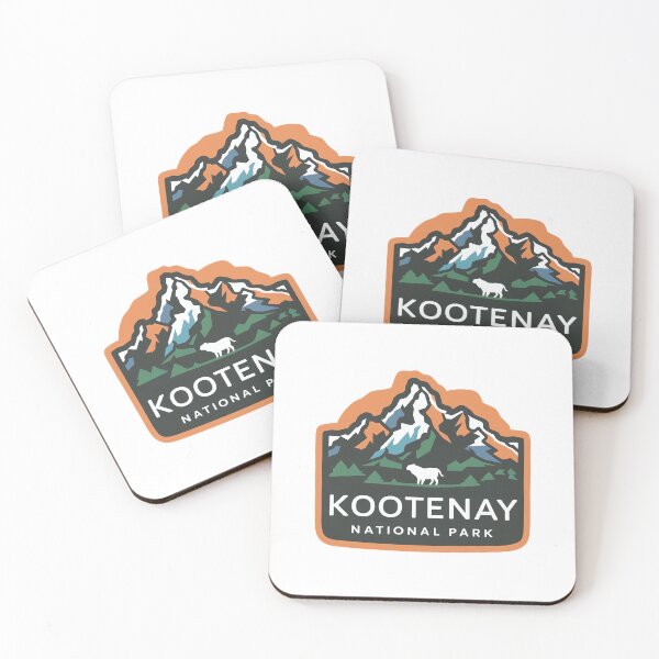 Item preview, Kootenay National Park logo emblem designed and sold by ArtFusion-Shop.