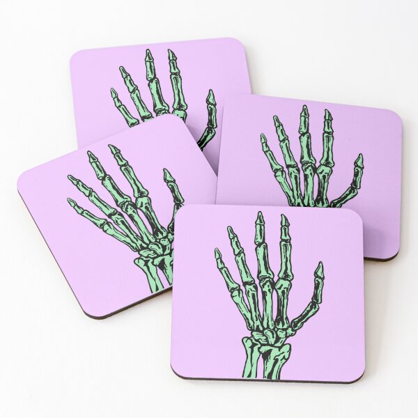 Item preview, Green Skeleton Hand designed and sold by ScribblinDiamonds.