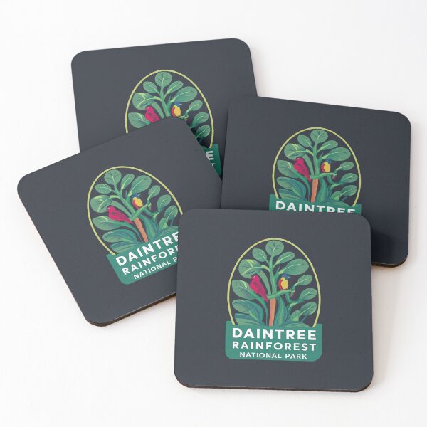 Item preview, Daintree Rainforest National Park logo emblem designed and sold by ArtFusion-Shop.