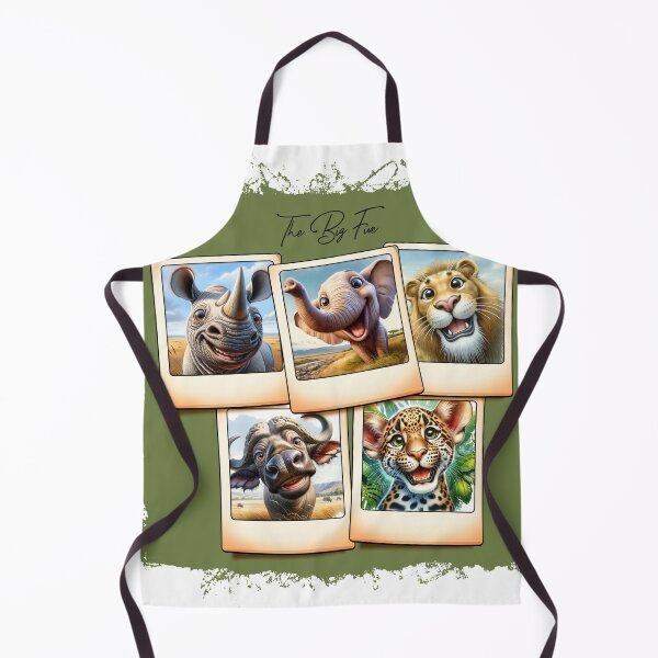 Item preview, The Big 5 wild animals designed and sold by roundowl.