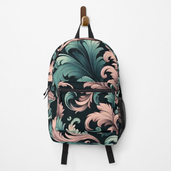 Item preview, Teal, Pink & Black Baroque designed and sold by DesignsByPrnces.