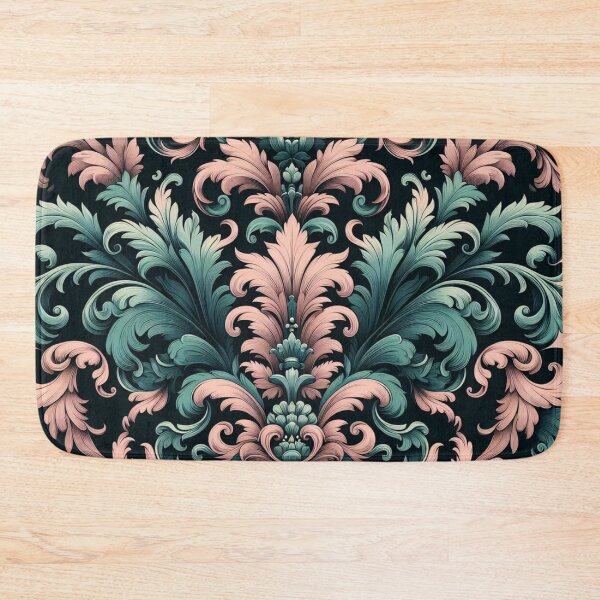Item preview, Teal, Pink & Black Baroque designed and sold by DesignsByPrnces.