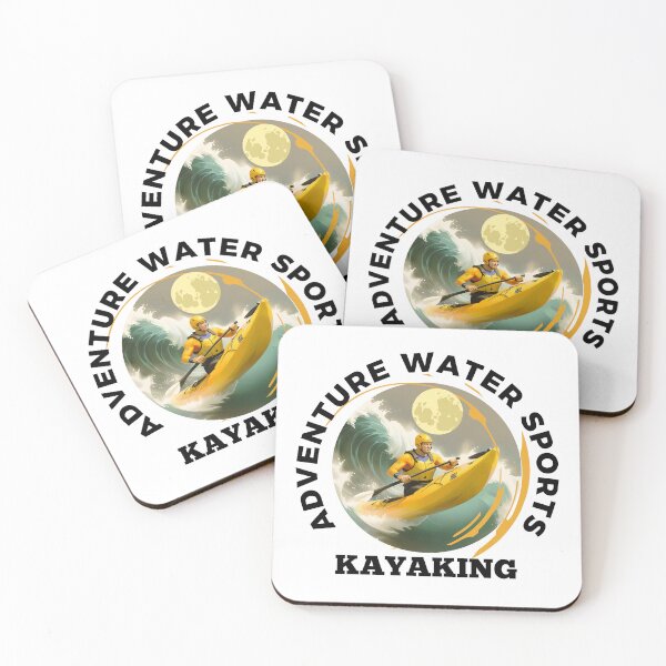 Item preview, Moonlit Adventure: Unleash the Thrill of Kayaking! designed and sold by ArchVibe.