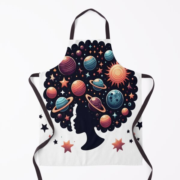 Item preview, Afrofuturism Afro Girl African Art designed and sold by KitonicTees.