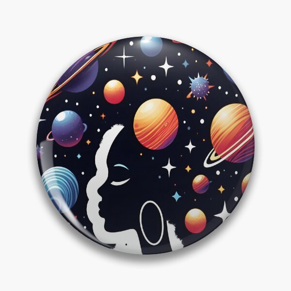 Item preview, Afrofuturism Planets and Stars designed and sold by KitonicTees.