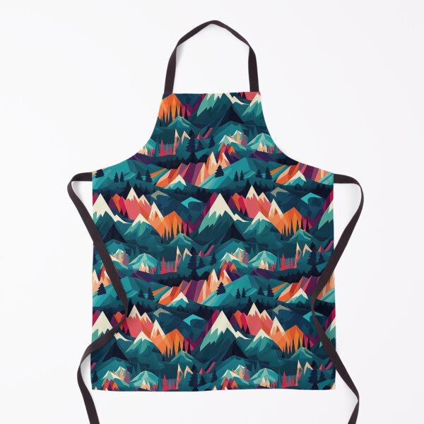 Item preview, Abstract mountains in vector style. Vector mountains in blue and pink orange. Mountain landscape in minimalism. designed and sold by SculpterioShop.