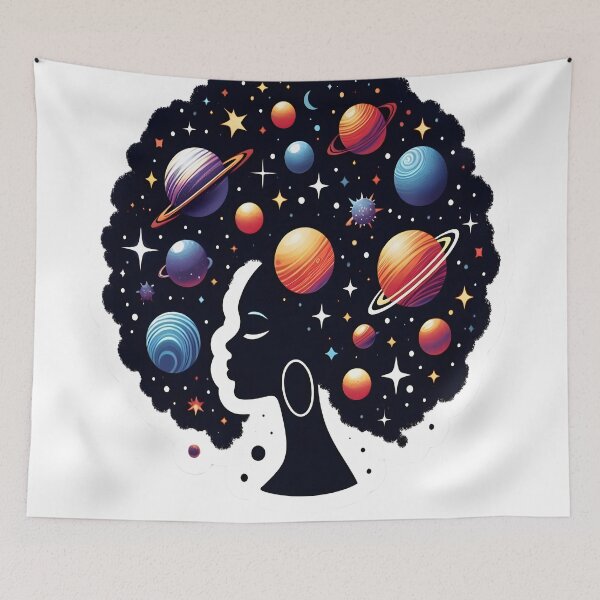 Item preview, Afrofuturism Planets and Stars designed and sold by KitonicTees.
