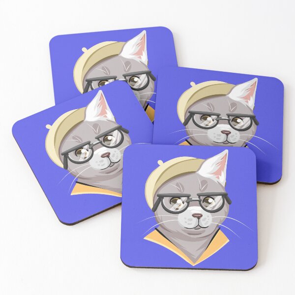 Item preview, Fashion flat cat Style 1 designed and sold by ElenaMentes.