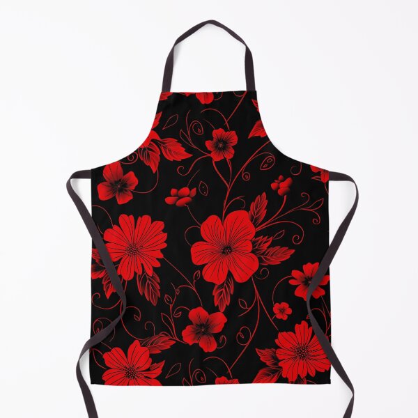 Item preview,  Dance of Red and Black Flowers designed and sold by Marie Colençon.