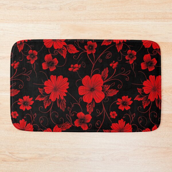 Item preview,  Dance of Red and Black Flowers designed and sold by Marie Colençon.