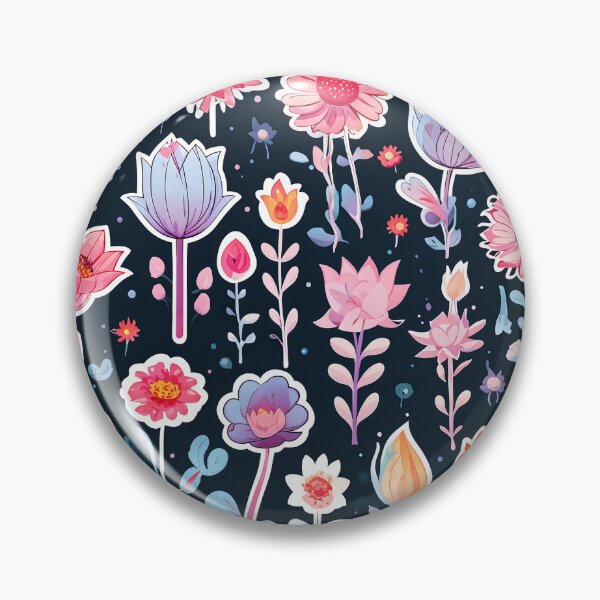 Item preview, a multitude of whimsical flowers designed and sold by RimasNG.
