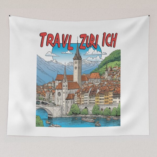 Item preview, Zurich Travel designed and sold by star-boutique.