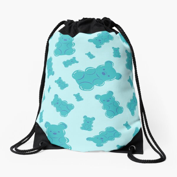 Item preview, Blue gummy bear pattern  designed and sold by smalladventures.
